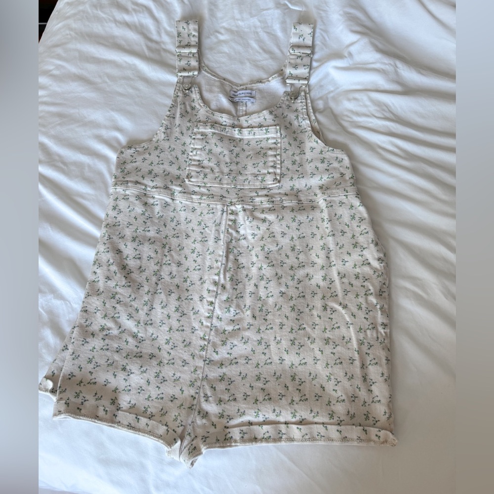 UO Ditsy Floral Overalls